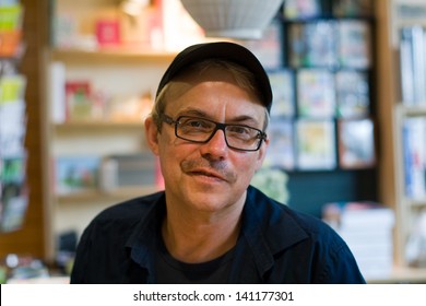 DIEBURG, GERMANY - JUNE, 1: German Musician, Comedian, Writer And Actor Hendrik (Henni) Nachtsheim At A Autograph Session For Fans On June 1, 2013 In Dieburg, Germany