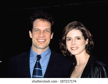 Diedrich Bader And Wife At ABC Upfront, NY 5/14/2002