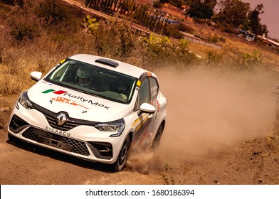 Diego Cándano (MEX) Of Team Renault Clio Rally 5 Monday Test During The FIA World Rally Championship Mexico In León, Guanajuato, México On March 09, 2020