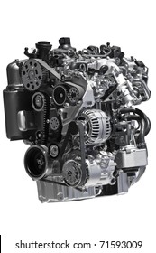 Car Engine Isolated Under White Background Stock Photo 510071647 ...