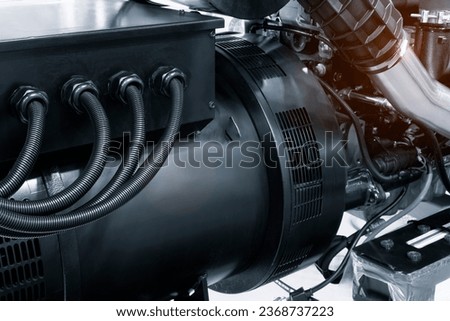 diesel engine. Fragment of a diesel motor close-up. Selective on the fuel injection in the the diesel engine. supply system for diesel fuel.  Engine details   engine  background