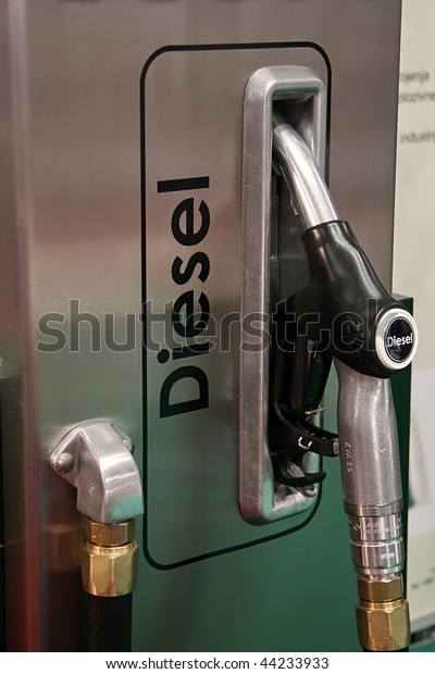 Diesel gas\
pump