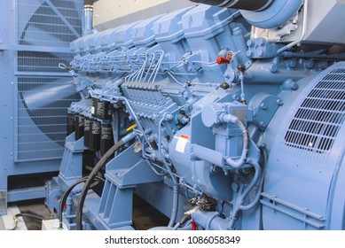 Diesel Generator Blue