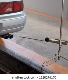 Diesel Smoke Tester At Vehicle Inspection Station.