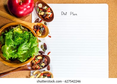 Diet Concept With Diet Plan.