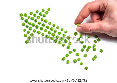 Similar – Image, Stock Photo A plate of peas Vegetable