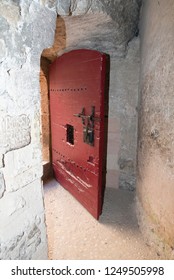 Château d'If prison cell, Marseille, France. The Château d'If is a fortress famous for being one of the settings of Alexandre Dumas' adventure novel The Count of Monte Cristo.