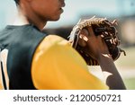 The difference between ordinary and extraordinary is that little extra. Shot of a young baseball player getting ready to pitch the ball during a game outdoors.