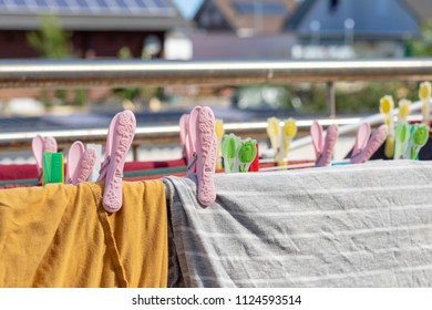 4,273 Drying clothes on balcony Images, Stock Photos & Vectors ...