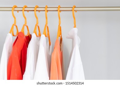 Different clothes on the rank in modern store. Concept for choice of fashion clothes.  - Shutterstock ID 1514502314