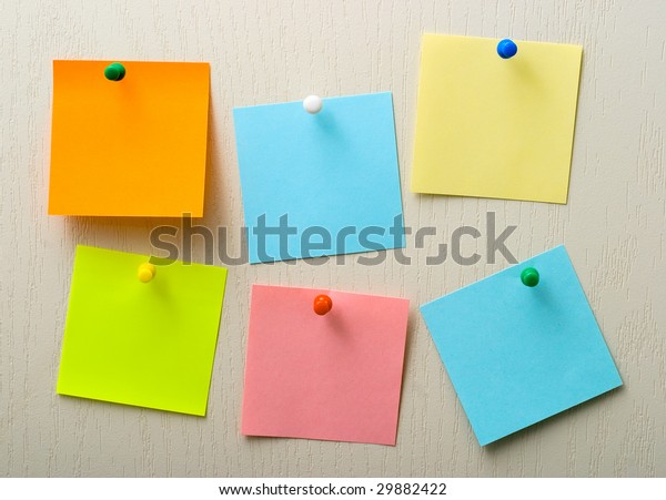 different post it notes