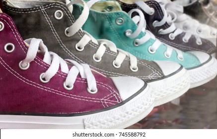 Different Color Shoes Images, Stock 
