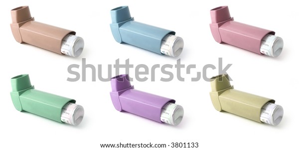 Asthma Inhalers Colors - Asthma Lung Disease