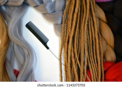 Black Woman Silky Hair Extensions Images Stock Photos Vectors