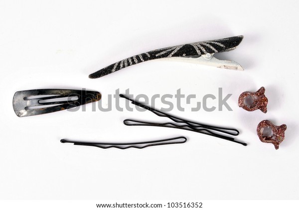 Different Kind Hairpins Hair Stock Photo Edit Now 103516352