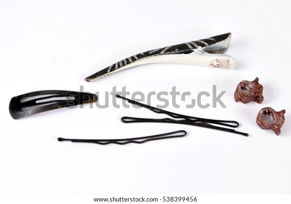 Different Kind Hairpins Hair Stock Photo Edit Now 538399456