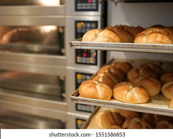 horno de pan profesional con pan: foto de stock (editar ahora) 188849714
