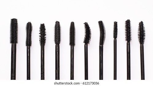 Different kinds of brushes for mascara