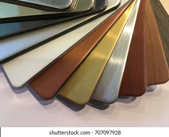 Different Kinds Of Textured Composite Materials.