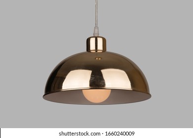 Different modern streamlined mirror copper chandeliers. Bubble metal copper shade pendant . Ceiling Light