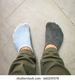 The Different Pairs Of Socks.