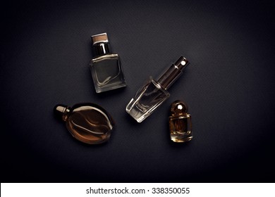 different perfume bottles