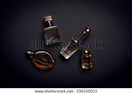 different perfume bottles