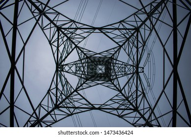 Different perspective from electrical pole
