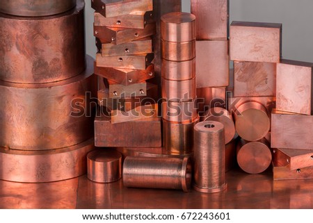 Different profiles of copper as copper scrap