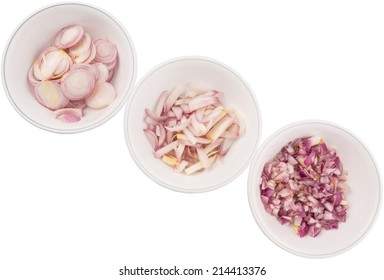 chopped onions in a bowl