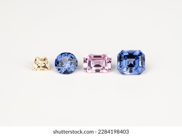 Different Shapes and Colors Sapphire Gemstones
