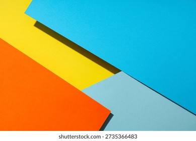 Different sheets of paper as background