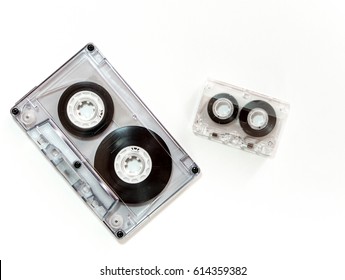 Compact Cassette On White Background Old Stock Photo 1435897091 ...