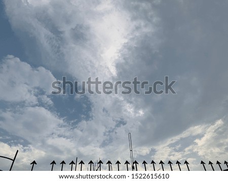 Similar – Karlshorst Empty Handrail