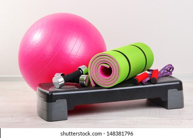 Different Tools For Fitness In Room