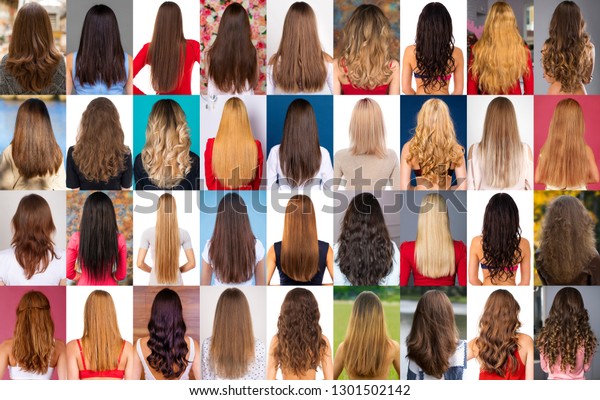 Different Types Female Hair Style Stock Photo Edit Now 1301502142