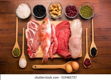 Different Types Of Healthy Uncooked Proteins