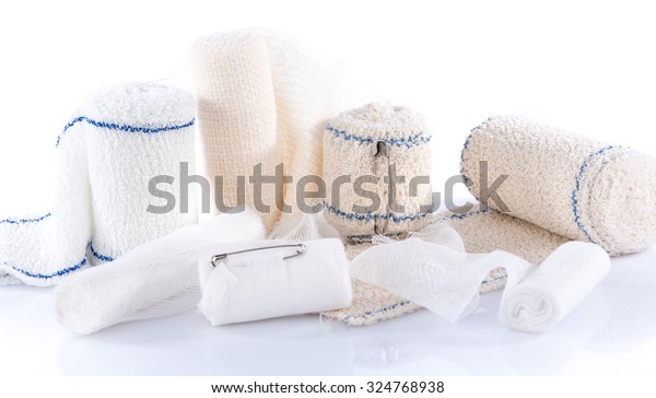 Different Types Medical Bandages Isolated On Stock Photo Edit Now 324768938