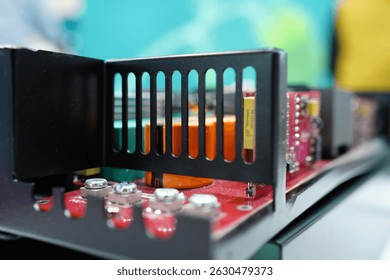 different types of microprocessors, chips, integrated CPU, and various small components 