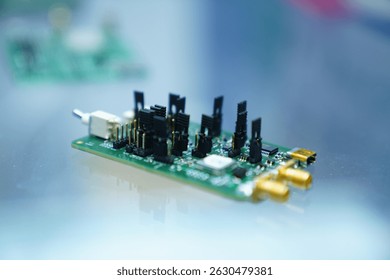 different types of microprocessors, chips, integrated CPU, and various small components 