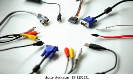 Different Types Of Wire Connectors For Computer, Modern Pc Technology, It Sector