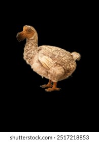 Different views of a Dodo bird, an extinct flightless bird from Mauritius, east of Madagascar.The Dodo is synonymous with extinction devastated by pan introducing pigs and monkies to Mauritius