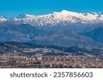 Different views of the Sierra Nevada, Granada