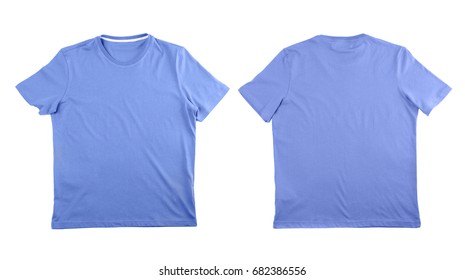 Different Views Tshirt On White Background Stock Photo 682386556 ...