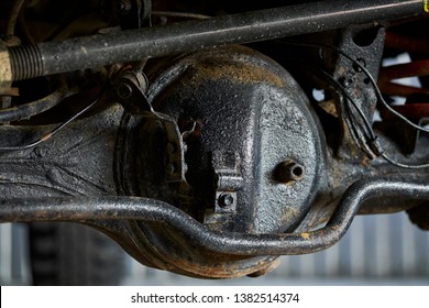 Differential Of SUV Car Under The Car