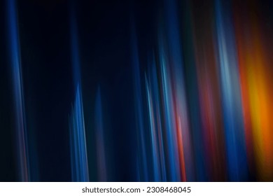 Diffraction Grading Effect Overlays. Prismatic Holographic Color, Abstract Light Refraction, Beautifully Blurred Photo Design, Old Spectral Rainbow Distortions