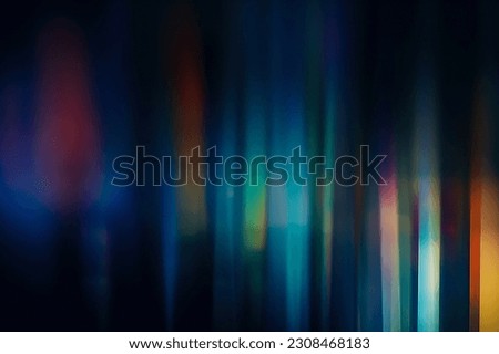 Diffraction Grading Effect Overlays. Prismatic Holographic Color, Abstract Light Refraction, Beautifully Blurred Photo Design, Old Spectral Rainbow Distortions