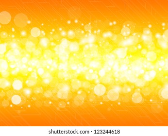 diffuse background, orange color