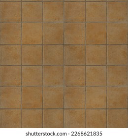Diffuse Textures - Seamless Pattern of terracotta floor