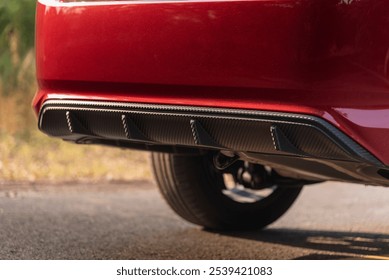 diffuser, rear diffuser, rear bumper, carbonfiber, carbonfiber wrapped, aerodynamic, car aerodynamic, downforce